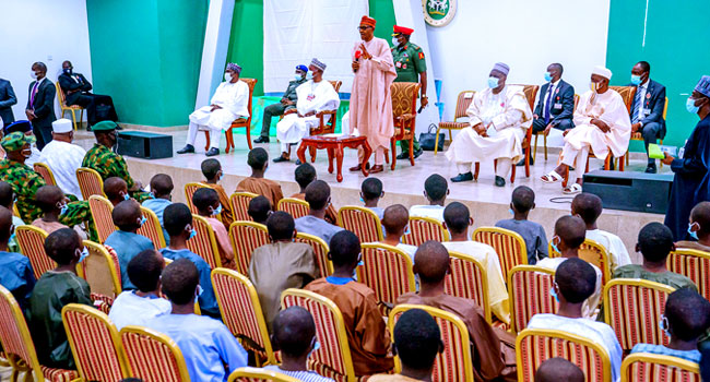 Buhari Meets Kankara Boys