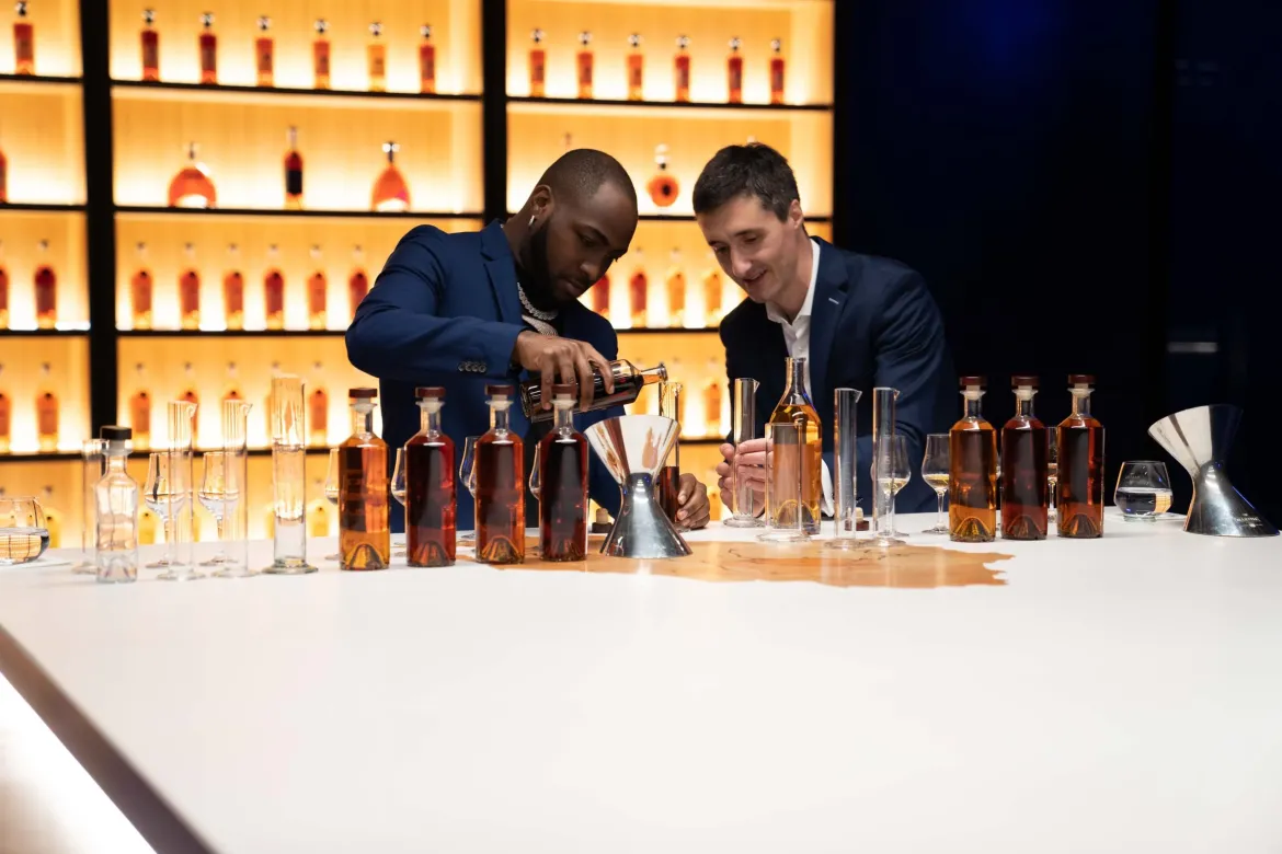 Davido and Christophe Valtaud x Martell