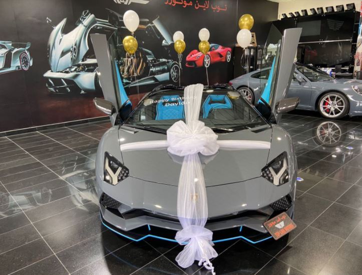 Davido’s Lamborghini Aventador