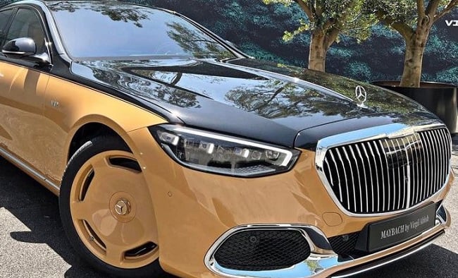 Davido's Maybach Virgil Abloh