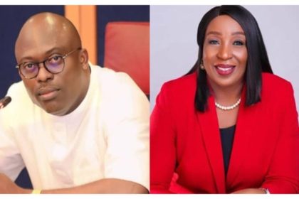 Siminalayi Fubara and his Deputy Prof. Ngozi Nma Odu 1024x614